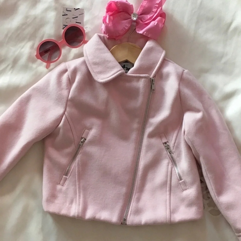 🌸Gymboree gorgeous rose pink jacket GUC size S🌸